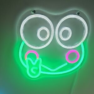 Frog Face Neon Light Sign
